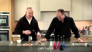 How to make a frappé coffee using an aerolatte milk frother [upl. by Ylenats356]