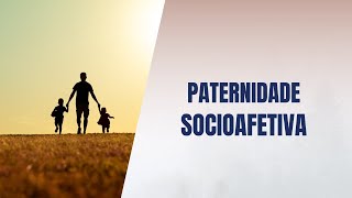 Paternidade socioafetiva [upl. by Maiah]