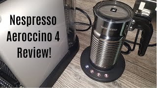 Nespresso Aeroccino 4 Milk Frother Review  Worth upgrading from the Aeroccino 3 [upl. by Yelena663]