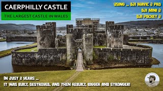 Caerphilly Castle  The Largest in Wales 2nd in Britain [upl. by Amadas]