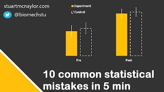 Ten Statistical Mistakes in 5 Min [upl. by Thgiled]