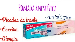 Resenha PomadaAndantol Gel [upl. by Enilarak796]