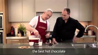 How to make a hot chocolate using an aerolatte milk frother [upl. by Uile]