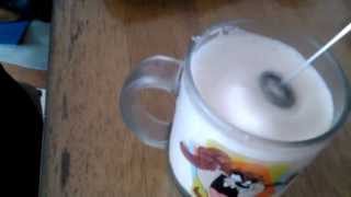 Aerolatte Review Frothing Cold Milk In Under 1 Minute [upl. by Oiludbo]